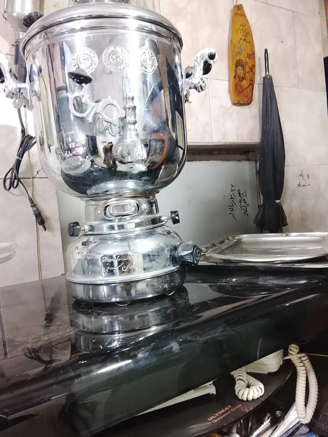 یک عدد سماور نو برنجی اصیل اصل|سماور، چایساز، قهوهساز|مشهد, نوده|دیوار