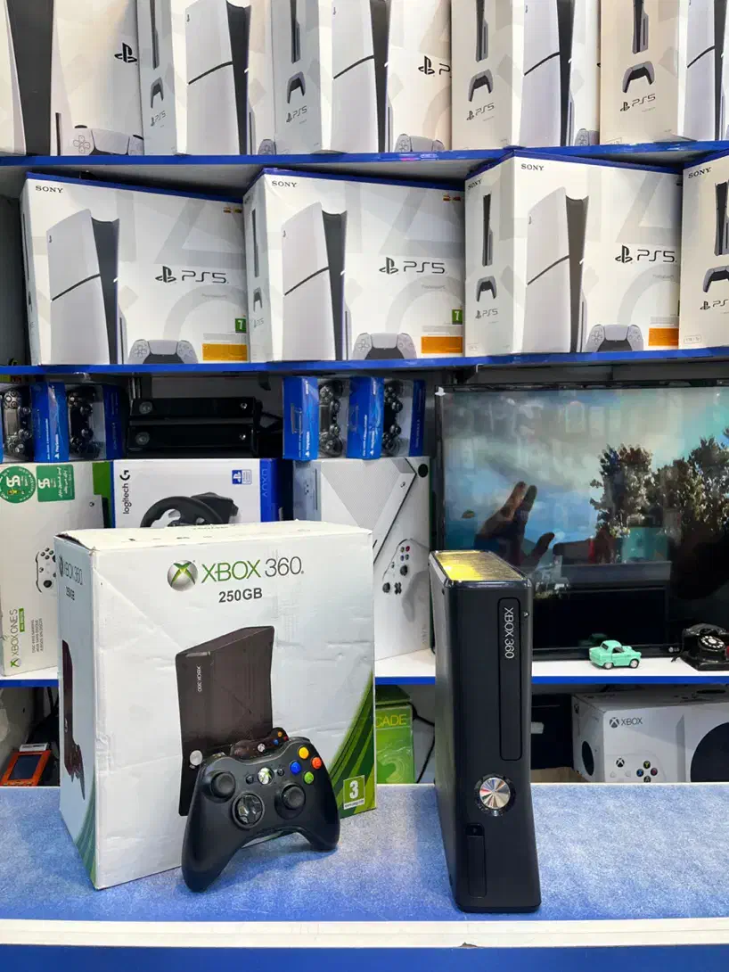 xbox 360 slim 250GB|کنسول، بازی ویدئویی و آنلاین|تهران, لاله زار|دیوار
