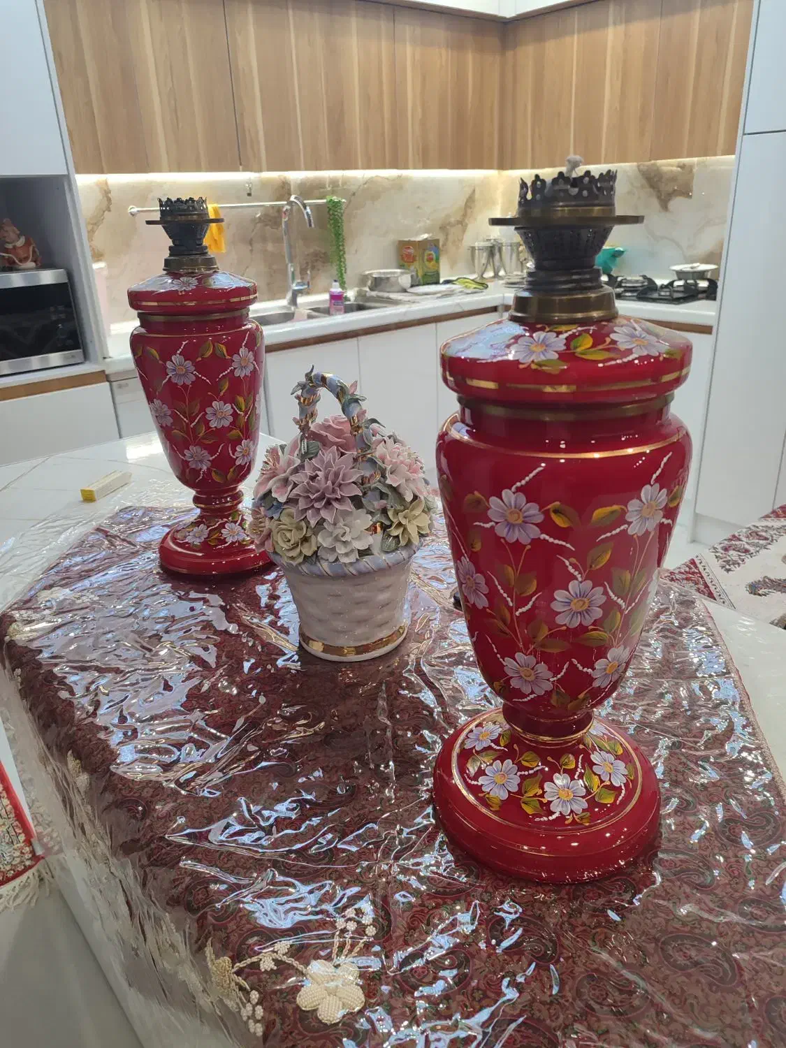 جفت شمعدان|کلکسیون اشیاء عتیقه|شاهدشهر, |دیوار