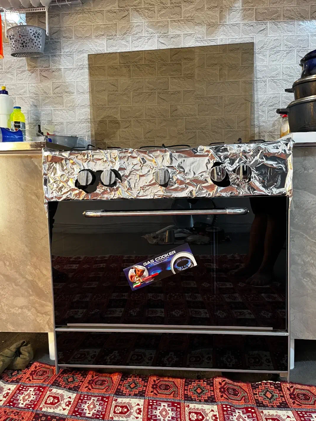 فروش یک گاز ۵ شعله طرح فر|اجاق گاز و لوازم برقی پخت‌وپز|بندرعباس, |دیوار