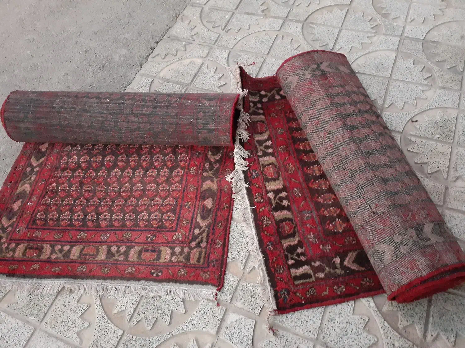 فرش کناره دستباف ۴متری|فرش|بروجرد, |دیوار