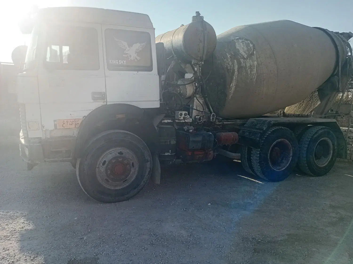 ایویکو کارت کشنده با دیگ میکسر ۹ متری آماده کار|خودرو سنگین|شیراز, دشت چنار|دیوار