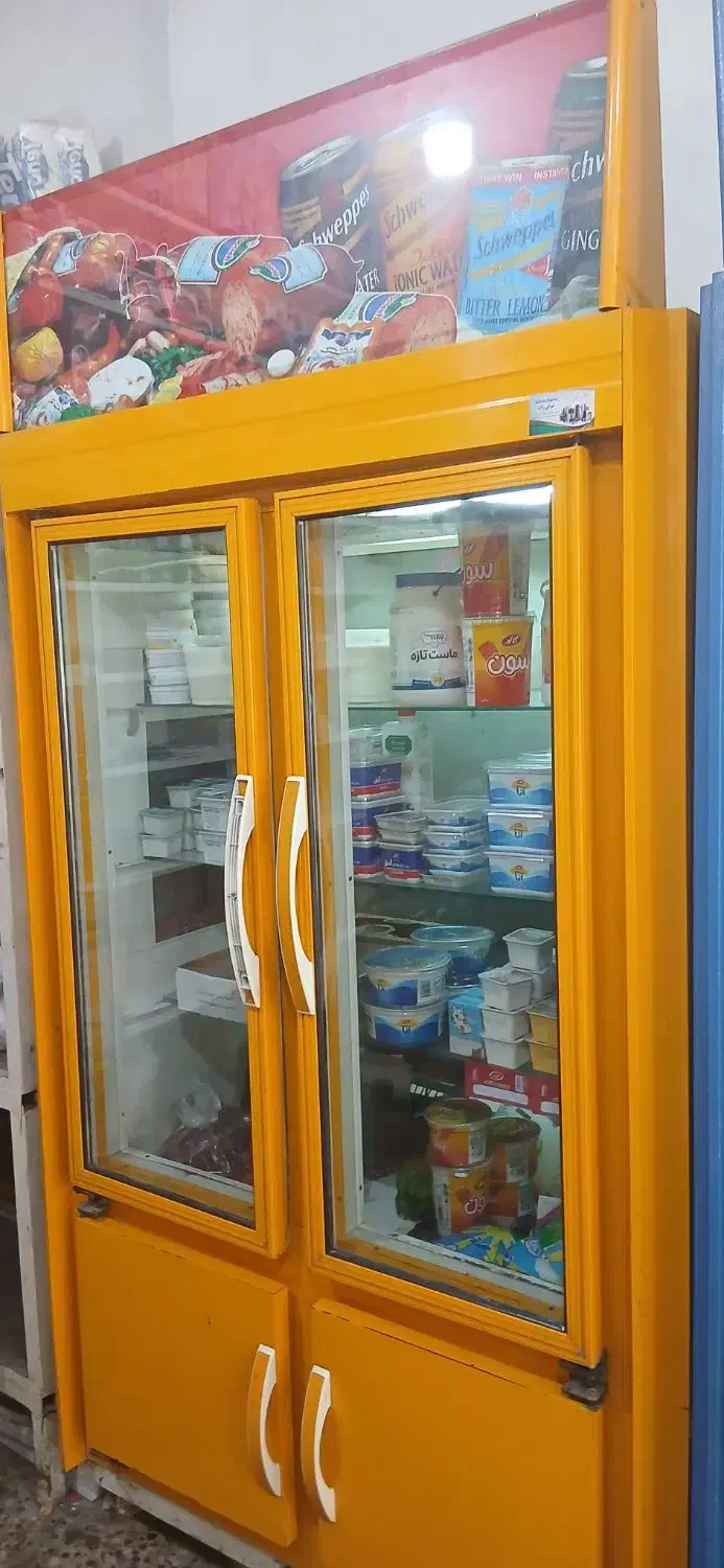 یخچال ویترینی دوطرف طرف نما|یخچال و فریزر|کلاله, |دیوار