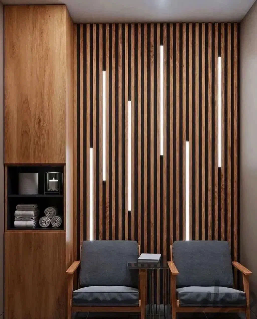 چراغ لاین|لامپ و چراغ|قم, چهل درخت‎|دیوار