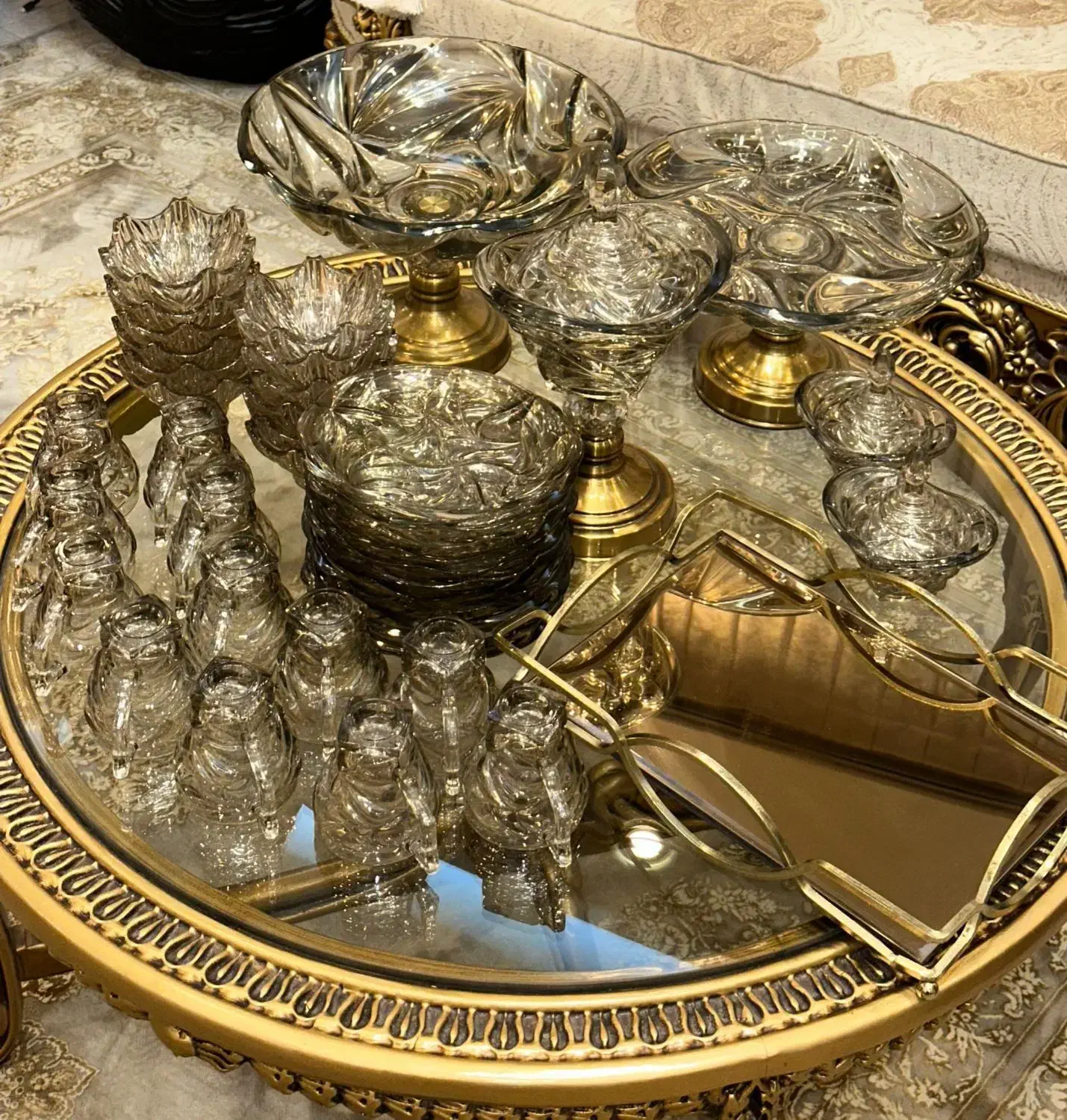 سرویس پذیرایی شامپاینی|ظروف سرو و پذیرایی|لنگرود, |دیوار