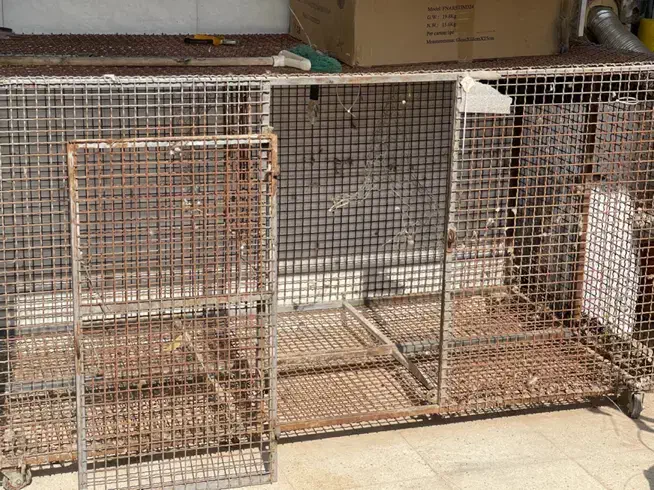 قفس آهنی مرغ و کبوتر|لوازم جانبی حیوانات|خرمشهر, |دیوار