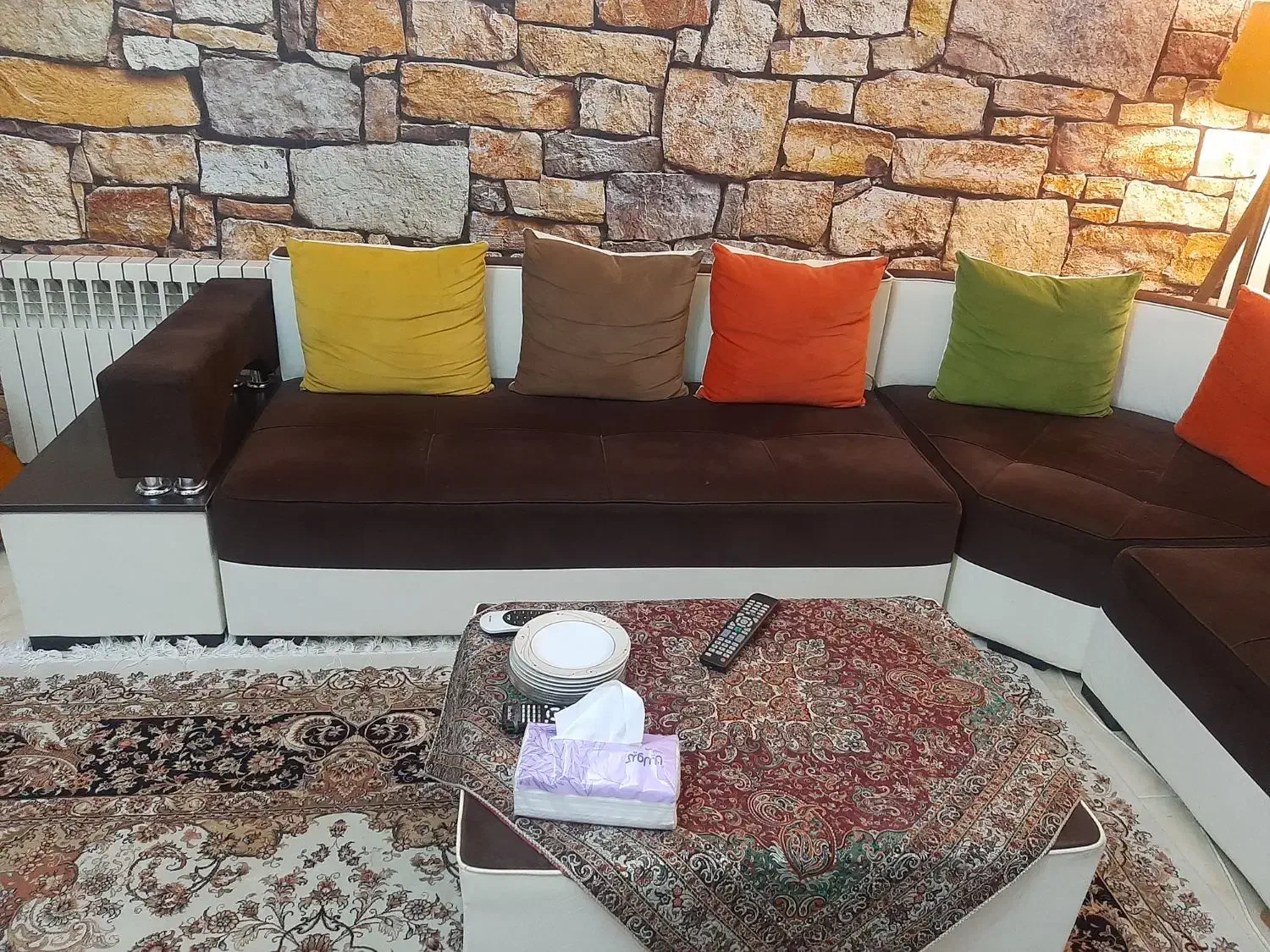 مبل ال هفت نفره تمیز فروش فوری|مبلمان خانگی و میز عسلی|رامسر, |دیوار