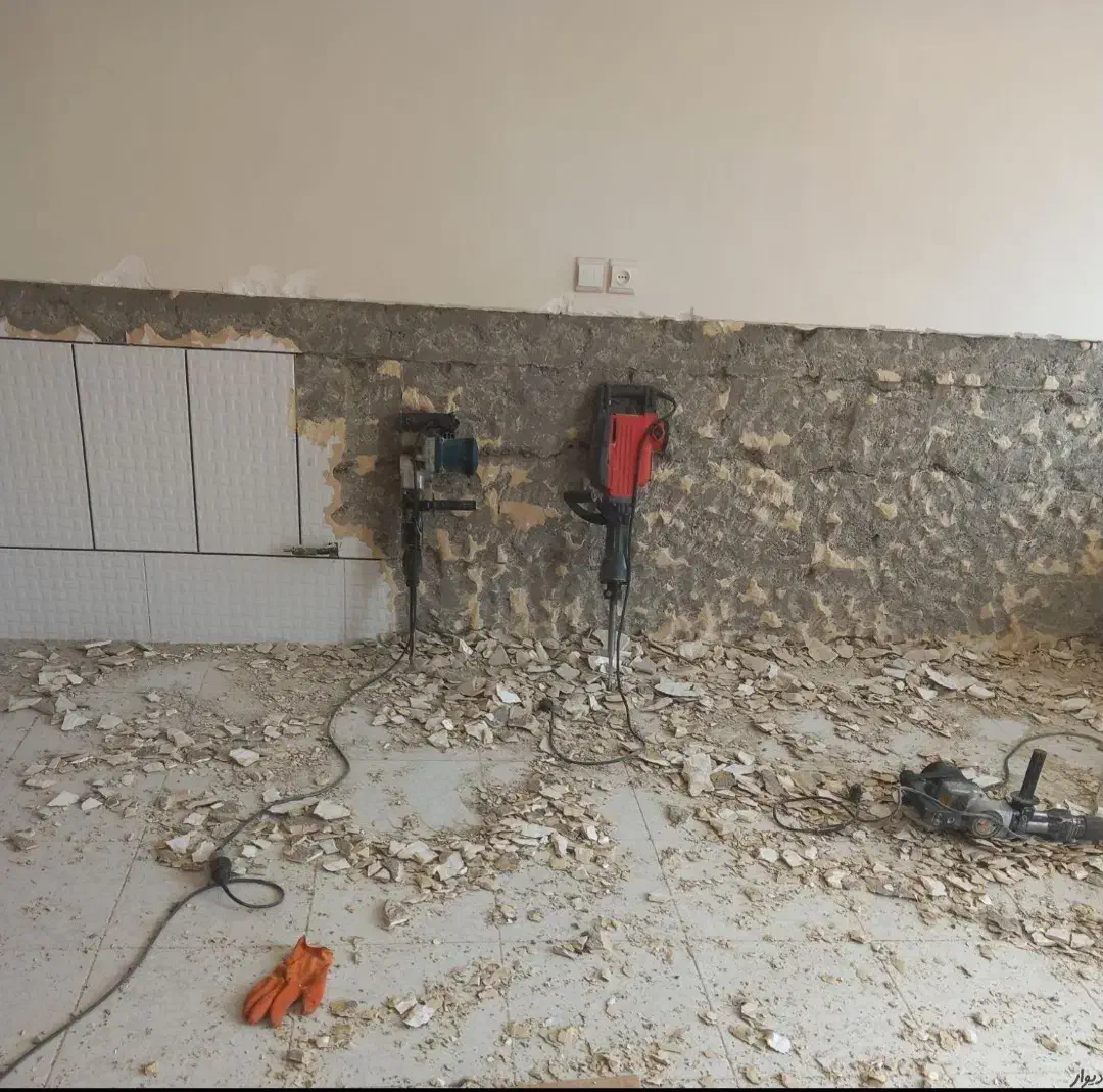 تخریب|خدمات پیشه و مهارت|مشهد, هفت تیر (آب و برق)|دیوار