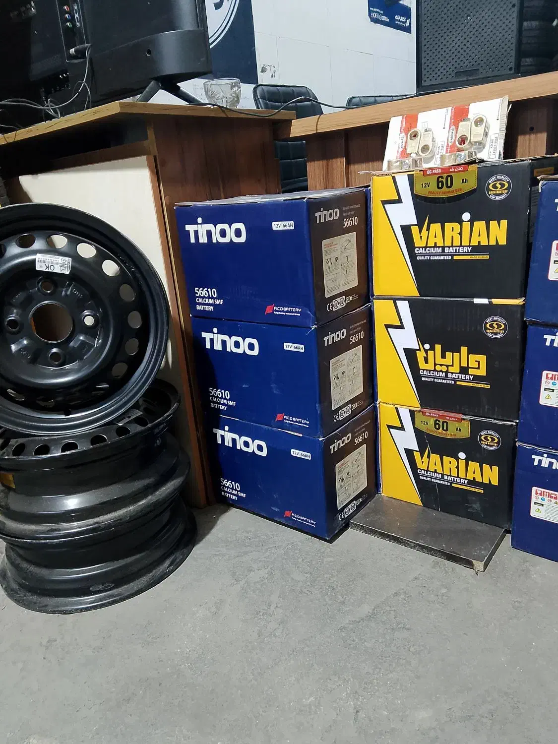 فروشگاه مِستِر قسطی (لاستیک،باتری،روکش)|قطعات یدکی و لوازم جانبی|بهارستان, |دیوار