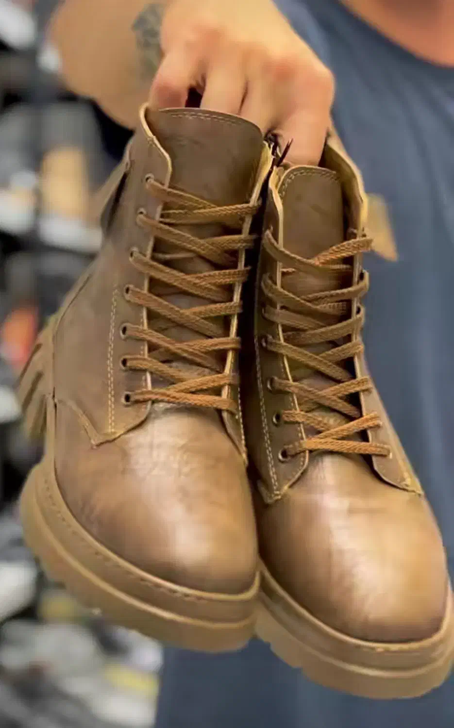 کفش نیم بوت مردانه|کیف، کفش، کمربند|شوشتر, |دیوار