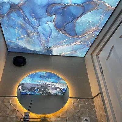 فروش و نصب سقف کشسان|ریسه و چراغ تزئینی|مسجد سلیمان, |دیوار