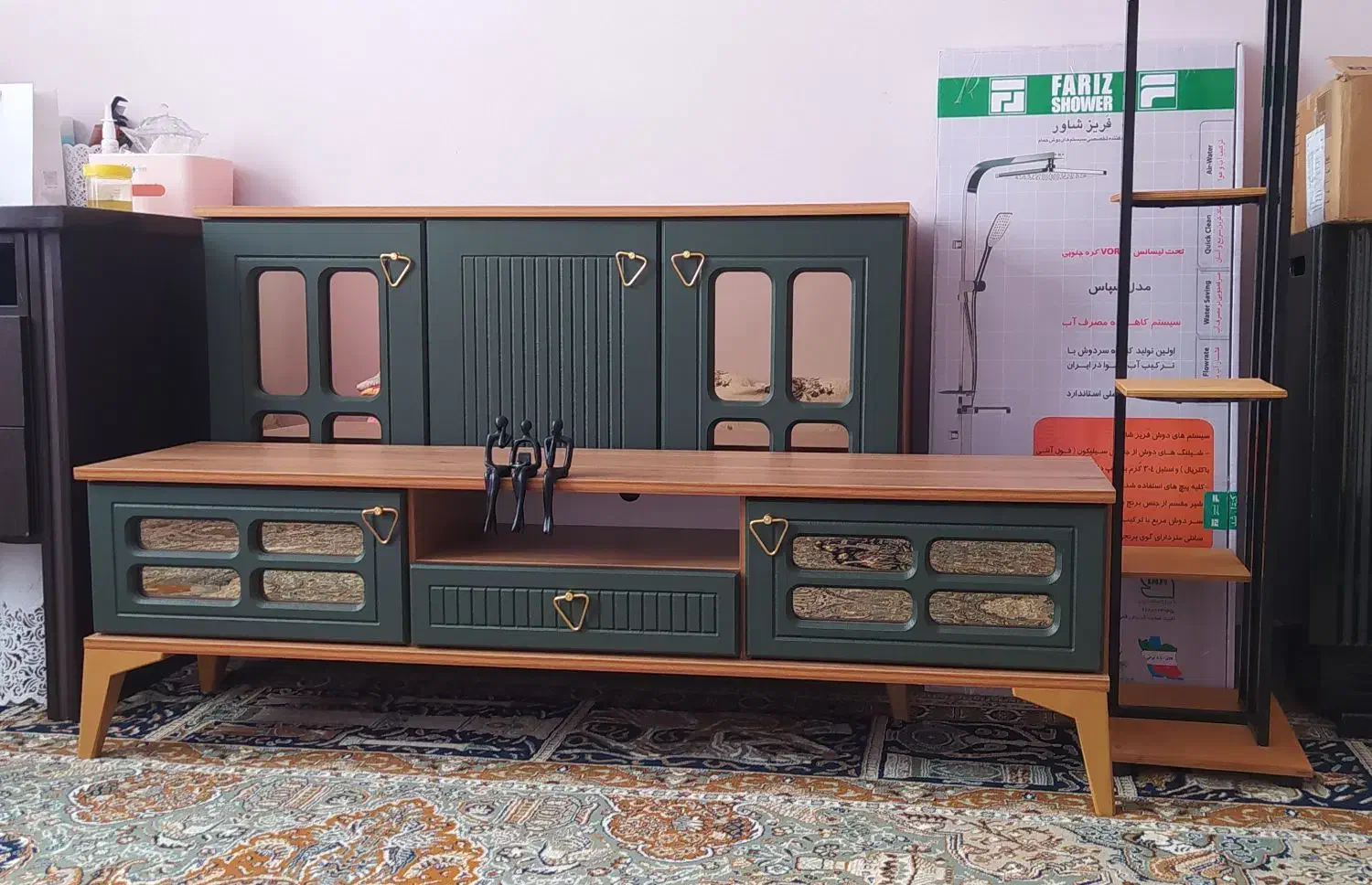 فروش فوری ست کامل کنسول،میز تی‌وی وجاکفشی کاملا نو|بوفه، ویترین، کنسول|قزوین, |دیوار
