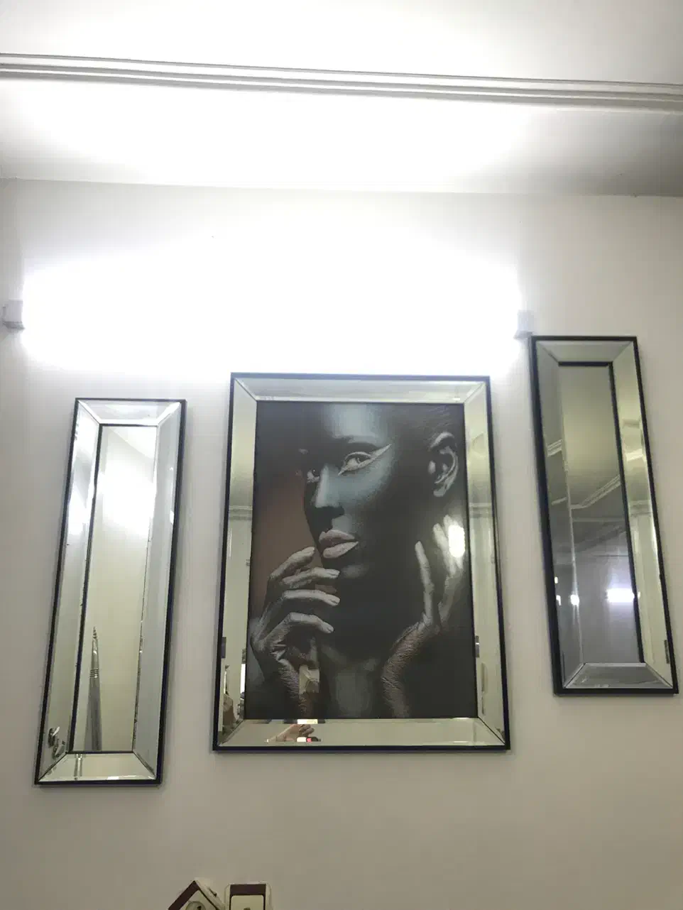 تابلو سه تیکه آیینه کاری|تابلو، نقاشی، عکس|لنگرود, |دیوار