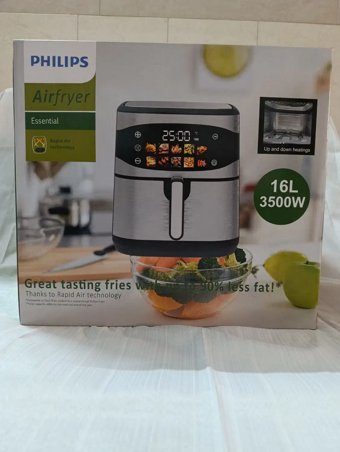 سرخ کن بدون روغن فیلیپس اصلی مخزن16لیتری|اجاق گاز و لوازم برقی پخت‌وپز|کاشان, باهنر|دیوار