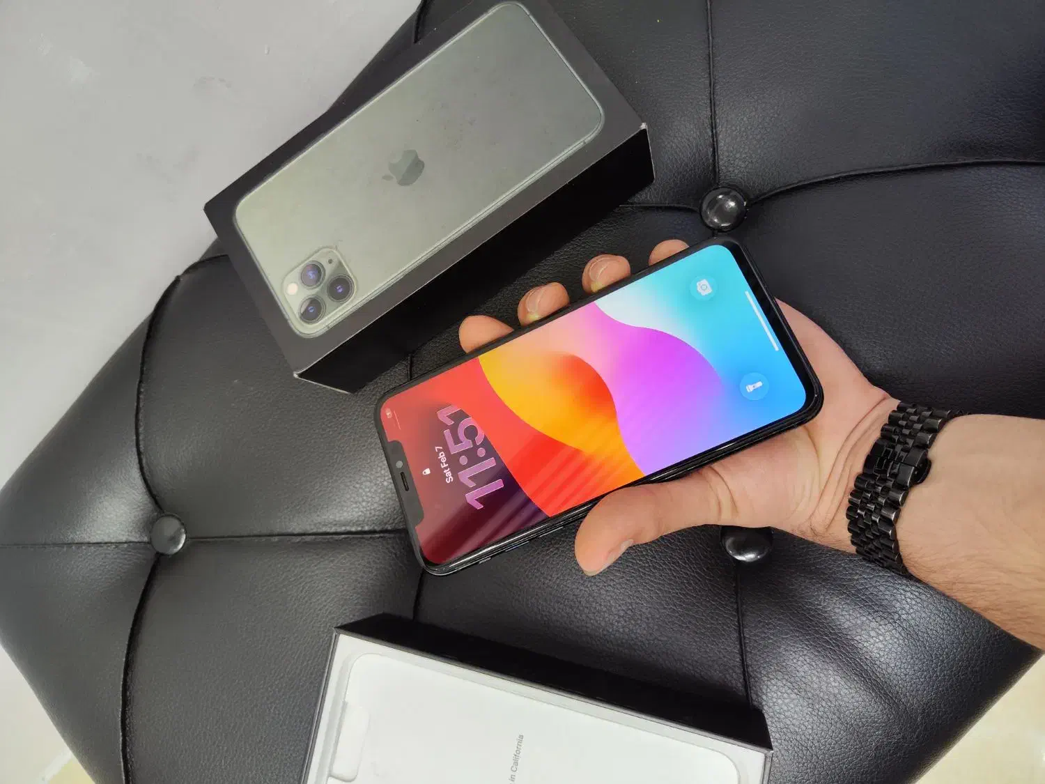 آیفون 11 pro max دوسیم zaa ۲۵۶ گیگ|موبایل|ارومیه, |دیوار