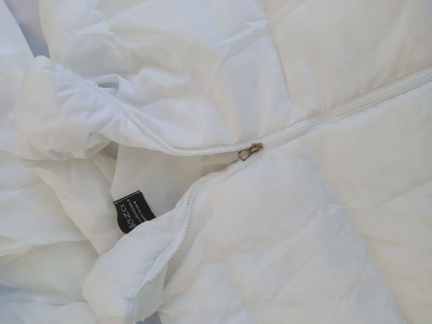 کاپشن پفی سفید|لباس|بندر گز, |دیوار