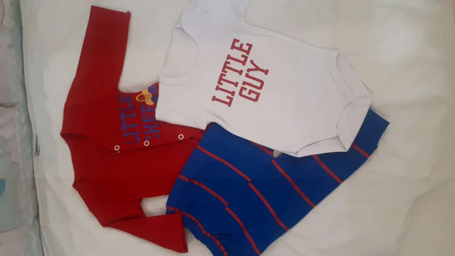 ست سه تیکه نوزادی نو|کفش و لباس بچه|شیراز, بعثت|دیوار