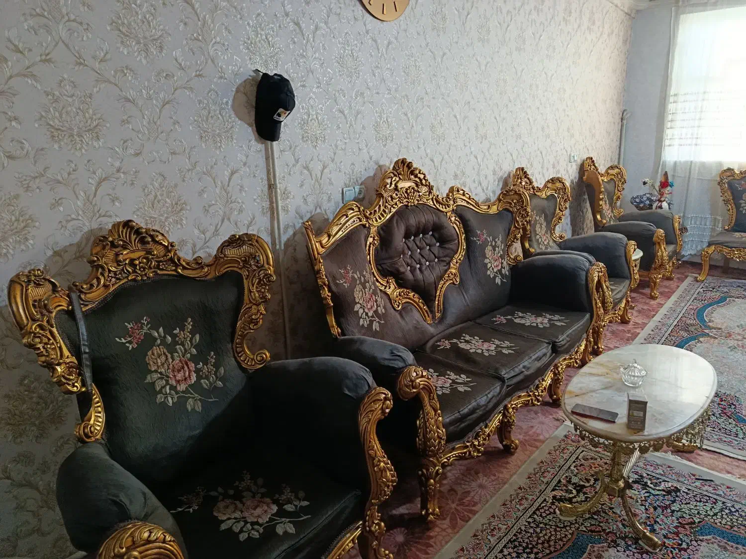 مبل سلطنتی|مبلمان خانگی و میز عسلی|نسیمشهر, |دیوار