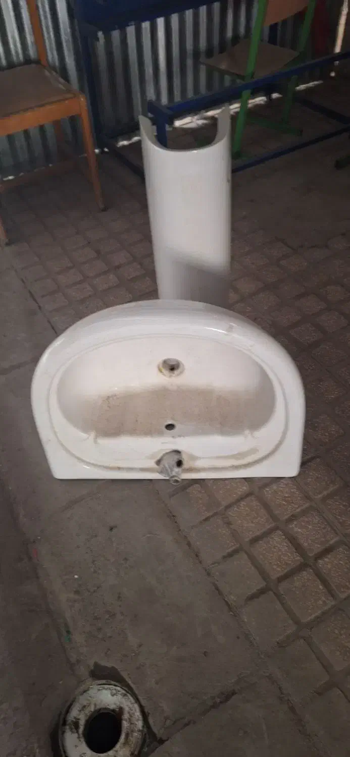 روشویی نو و سالم|لوازم سرویس بهداشتی|سمنان, |دیوار