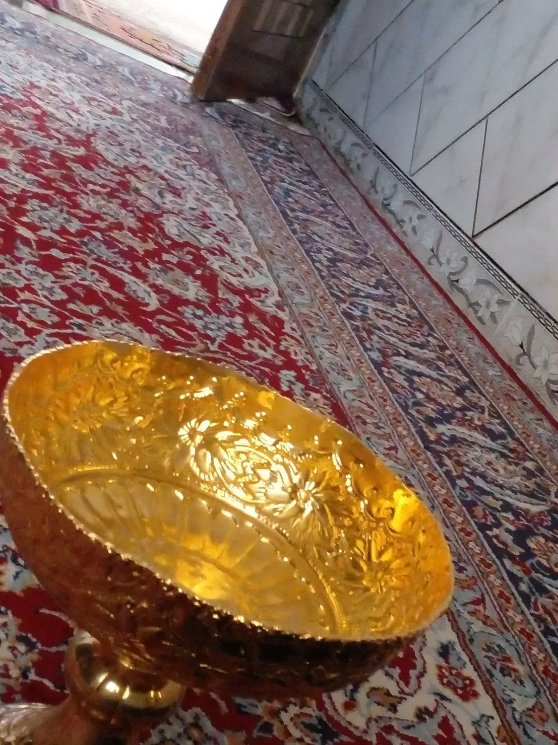 جام پایه دار قدیمی فلزی|کلکسیون اشیاء عتیقه|شیراز, شهدای شهرک سعدی|دیوار