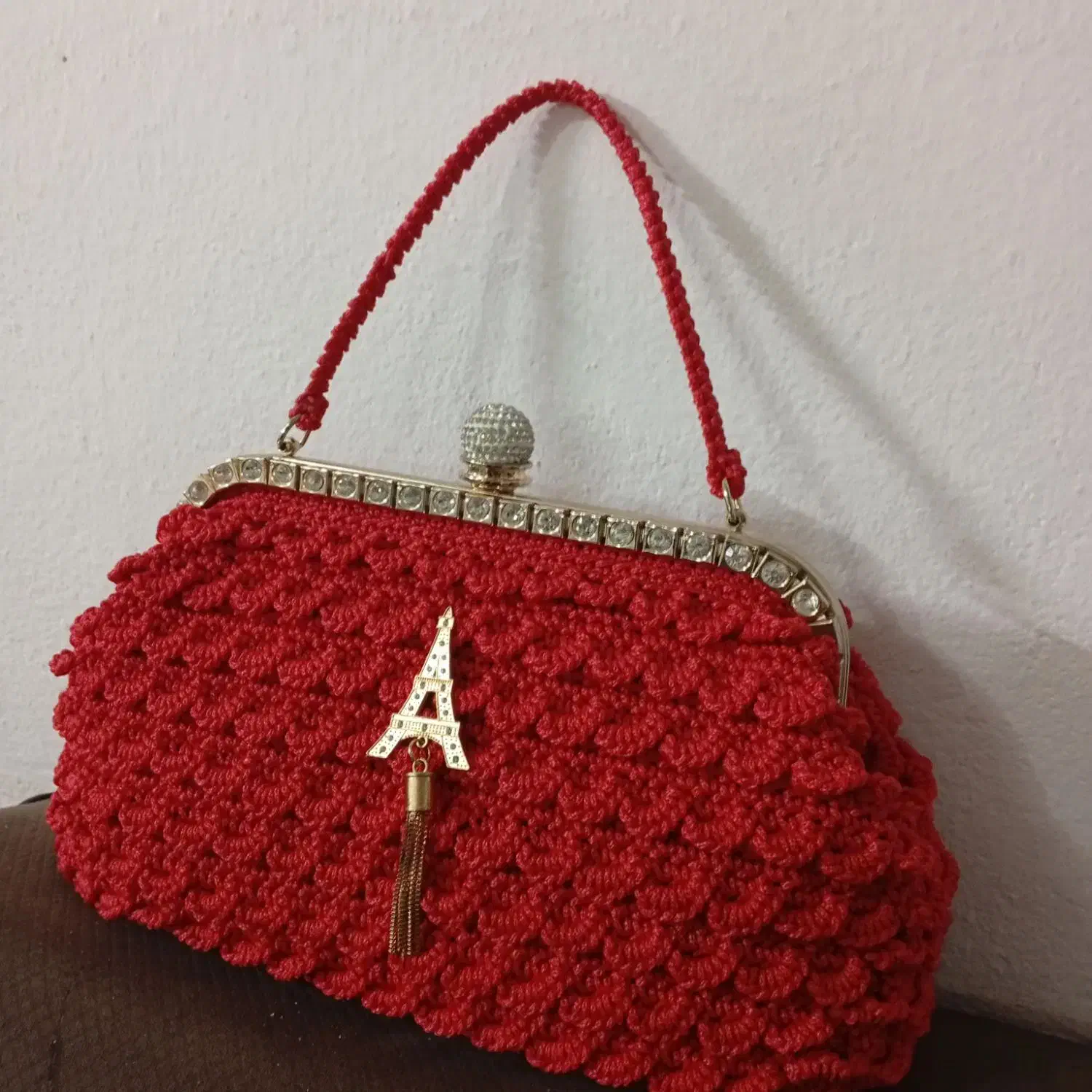 کیف مجلسی زنانه دست بافت|کیف، کفش، کمربند|خاش, |دیوار