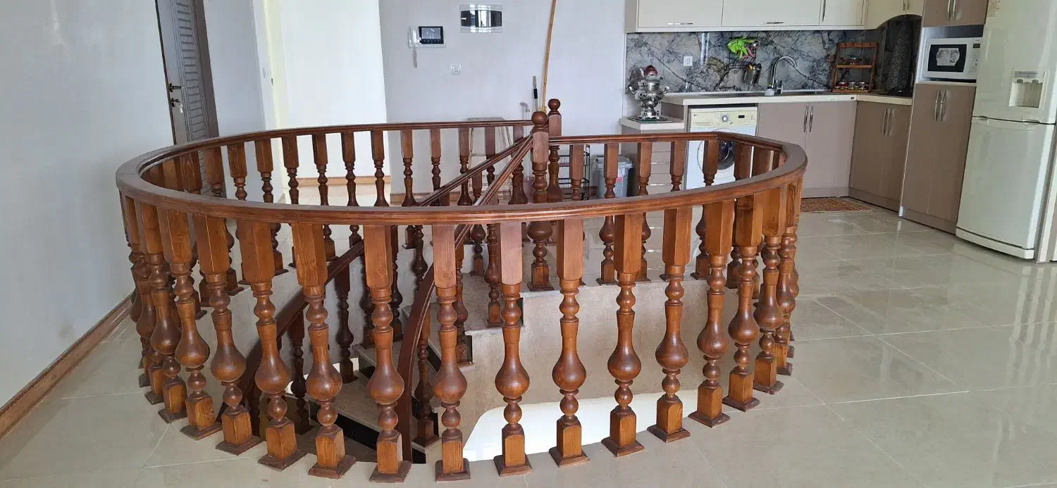 پله چوبی ،نرده چوبی|خدمات پیشه و مهارت|قزوین, |دیوار