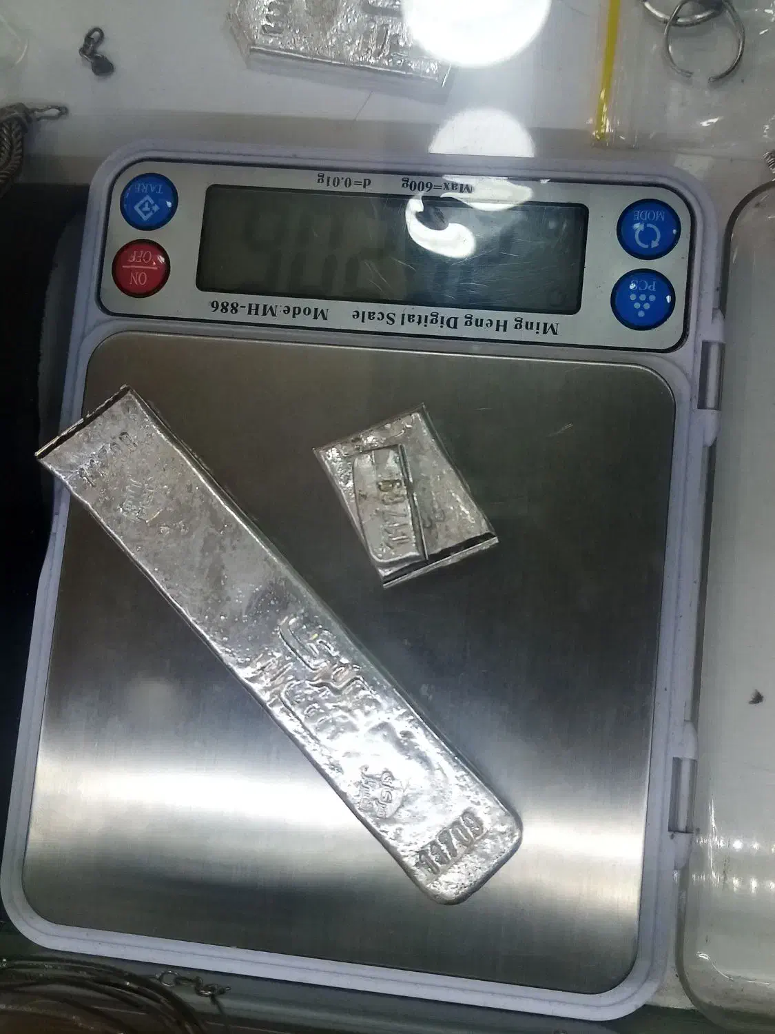 شمش نقره آزمایشواهی انگدار قابل استعلام|جواهرات|شیراز, گود عربان|دیوار