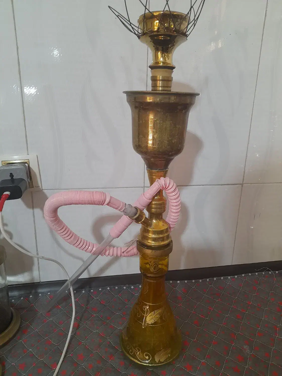 قلیون  برنجی|کلکسیون و سرگرمی|فلاورجان, |دیوار