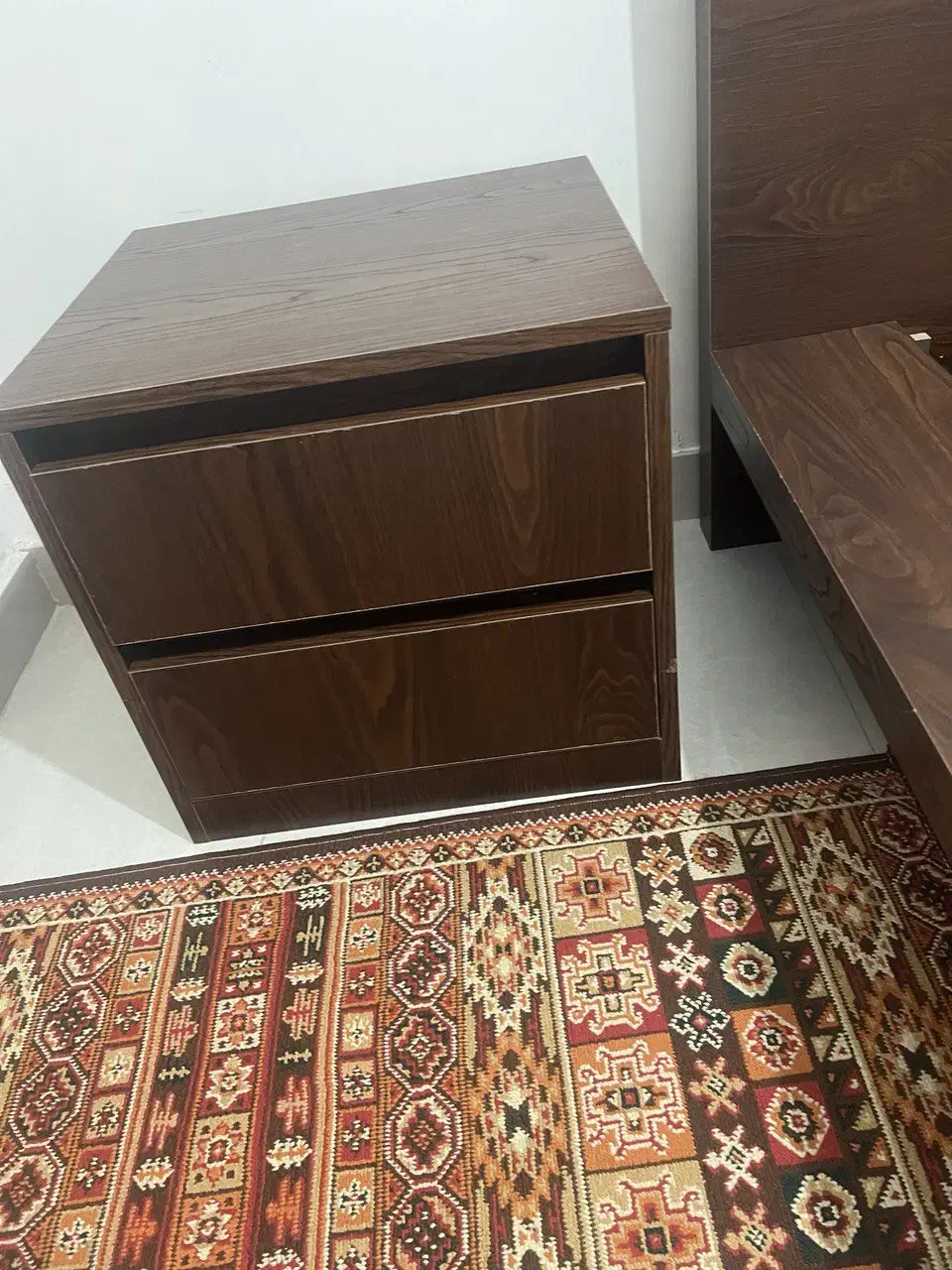 تخت خواب 2 نفره با کمد چوب ام دی اف|تخت و سرویس خواب|رامسر, |دیوار