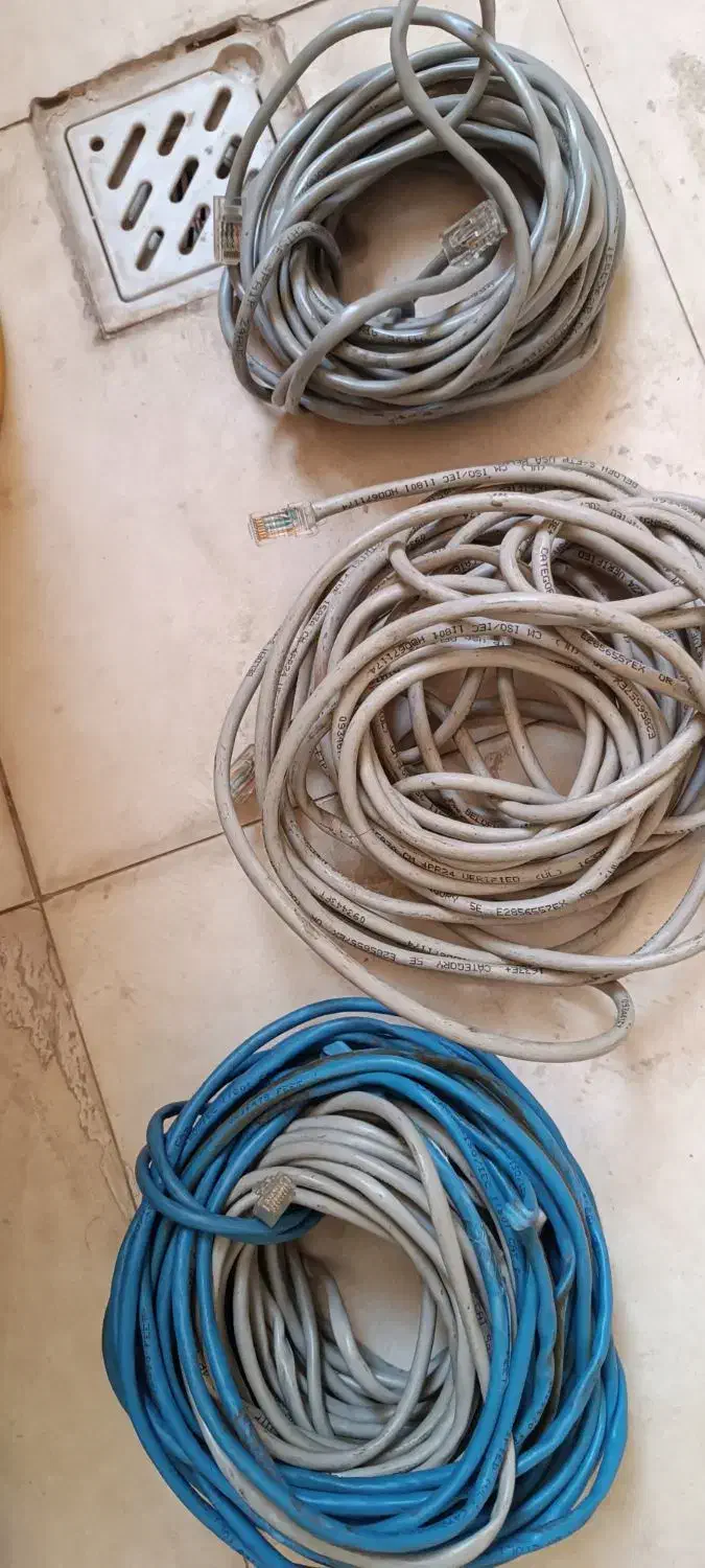کابل شبکه 10 متری|مودم و تجهیزات شبکه|زنجان, |دیوار
