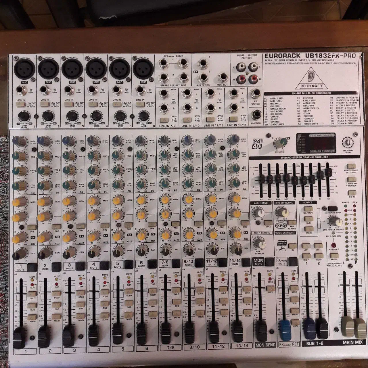 فروش میکسربهرینگر1832pro|آلات موسیقی|نی‌ریز, |دیوار