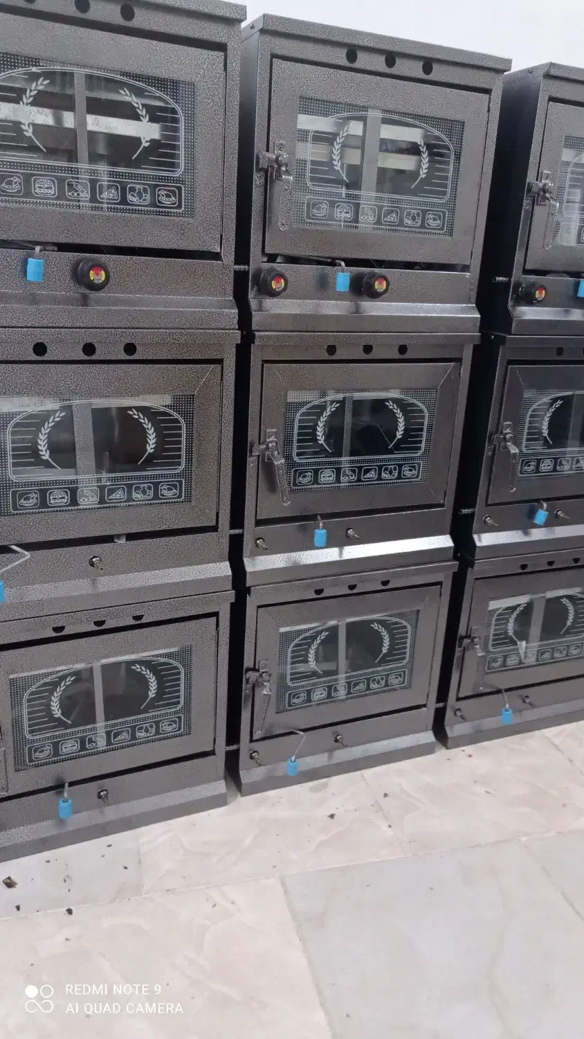 تنور کوره ای مشکی نقره ای ضخیم|اجاق گاز و لوازم برقی پختوپز|خرمآباد, |دیوار