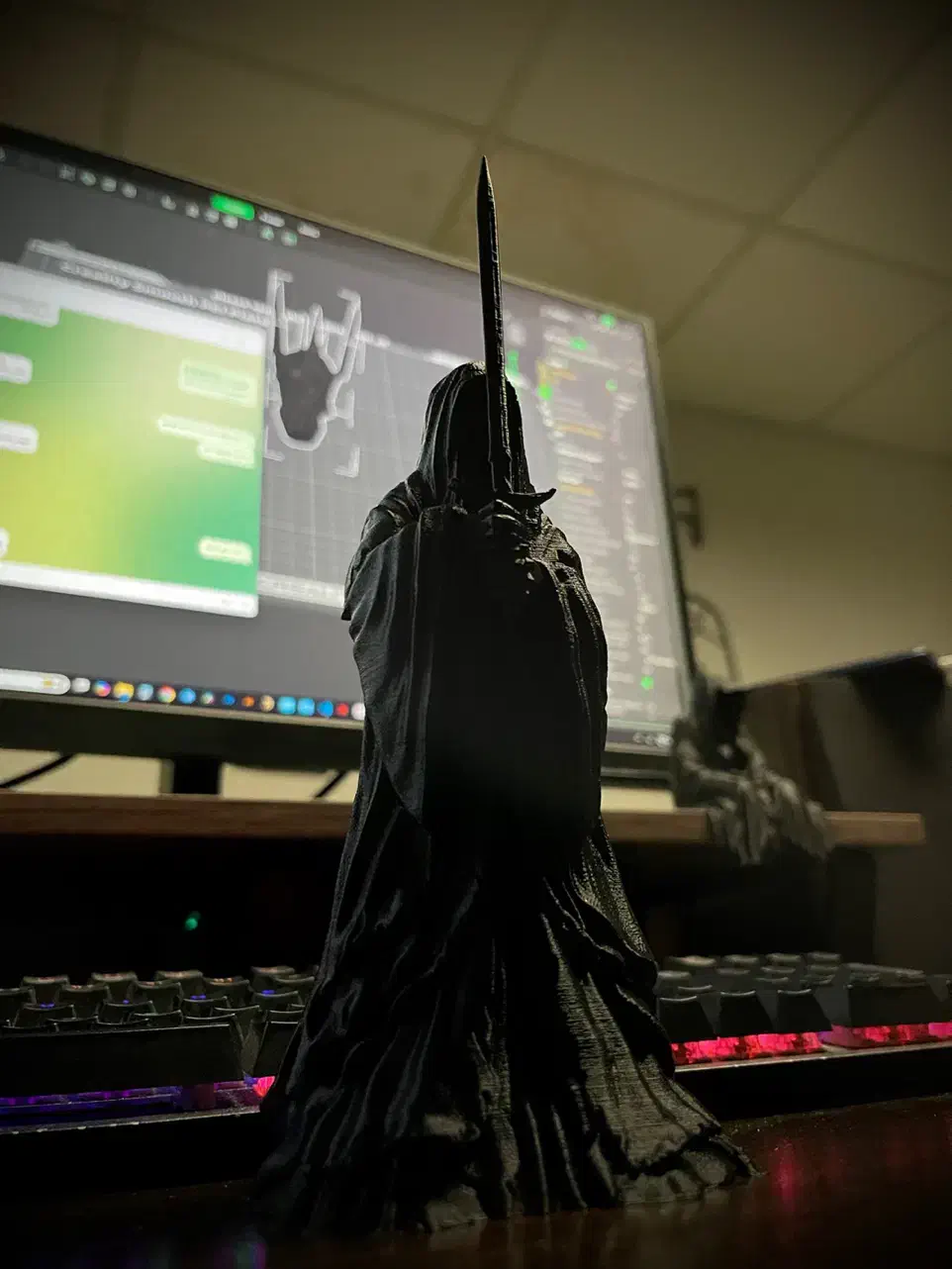 مجسمه فیگور nazgul ارباب حلقه ها|کلکسیون و سرگرمی|قم, خداکرم|دیوار