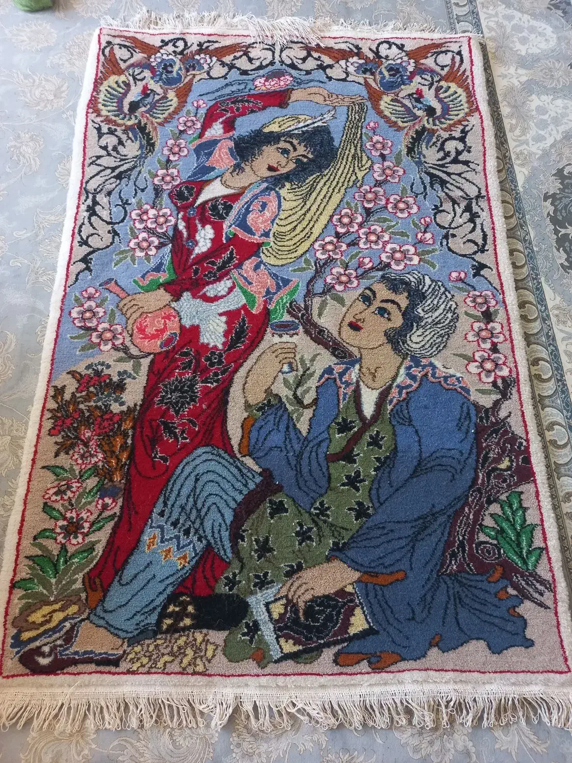 فرش زرع و نیم دستبافت|فرش|خمین, |دیوار