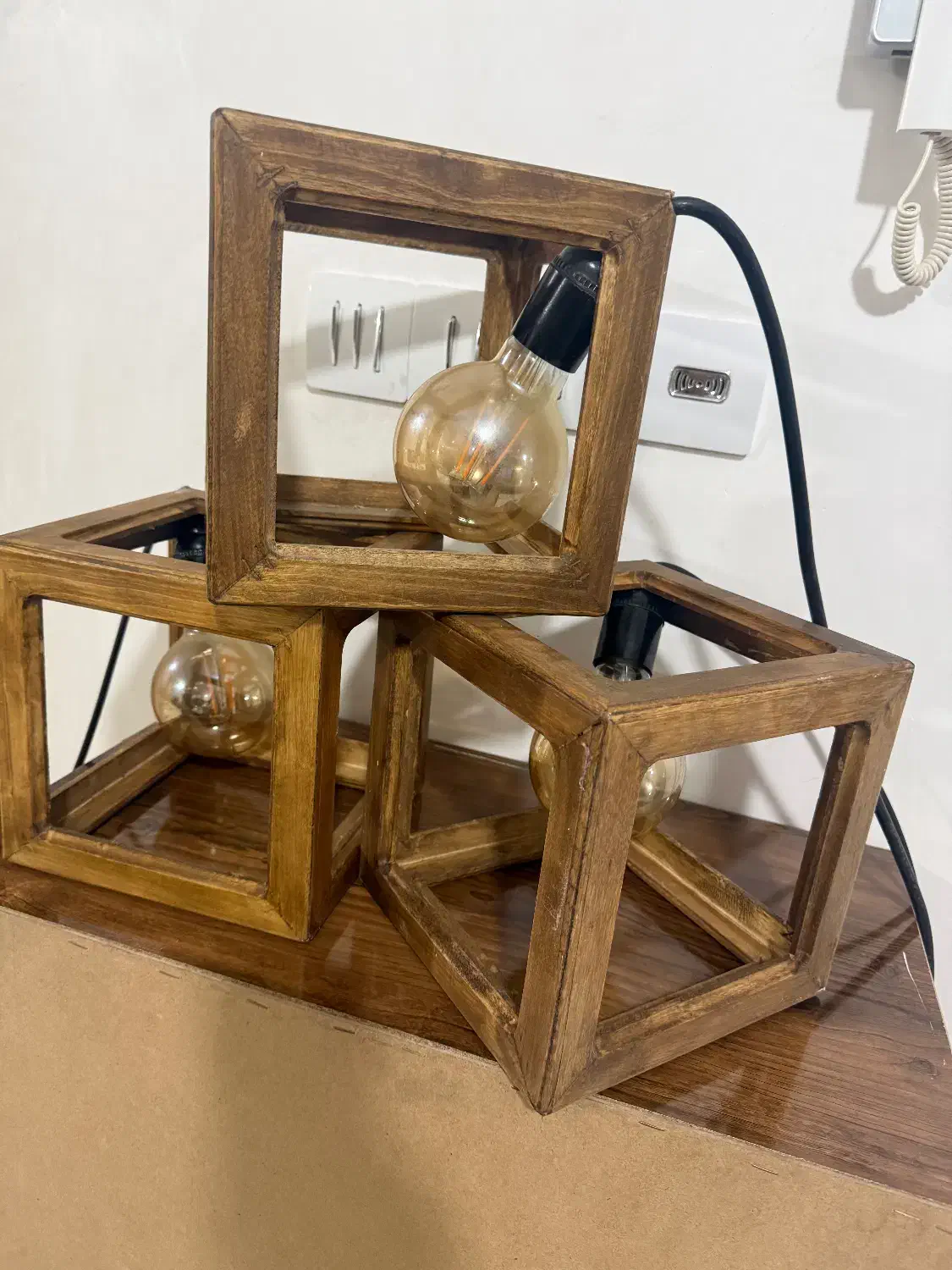 لوستر طرح چوپ|لوستر و چراغ آویز|بجنورد, |دیوار