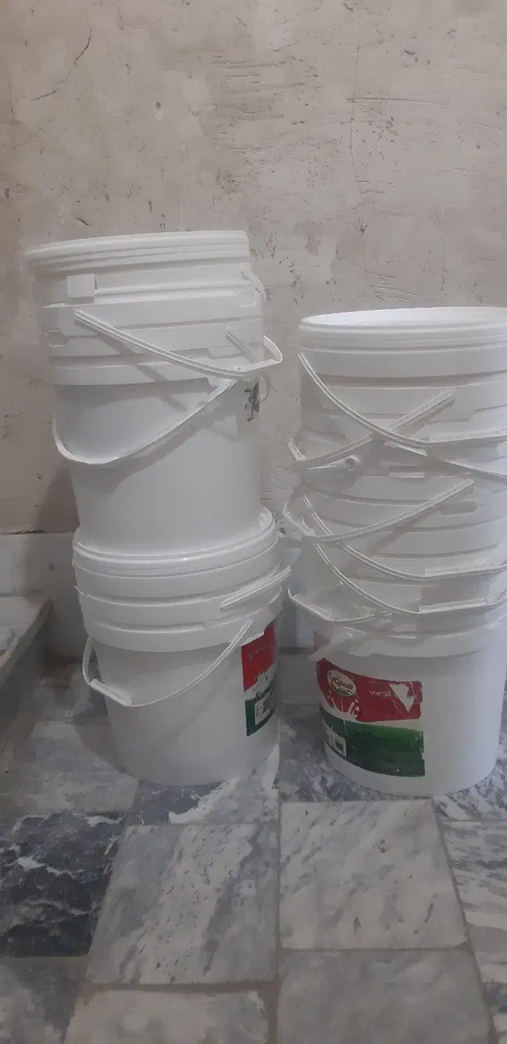 سطل ۱۰کیلویی|ظروف نگهدارنده، پلاستیکی، یکبارمصرف|کنگاور, |دیوار