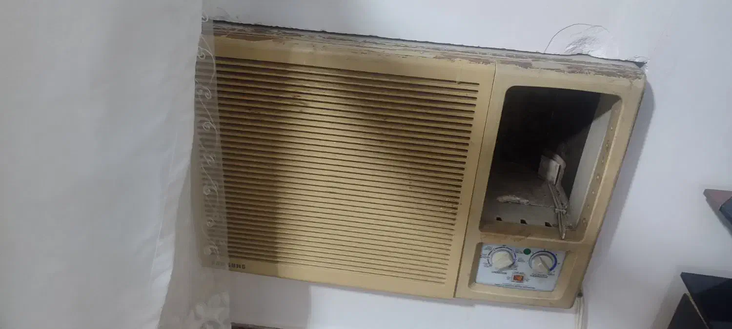کولر پنجره ای|کولر گازی و فن‌کوئل|آق قلا, |دیوار