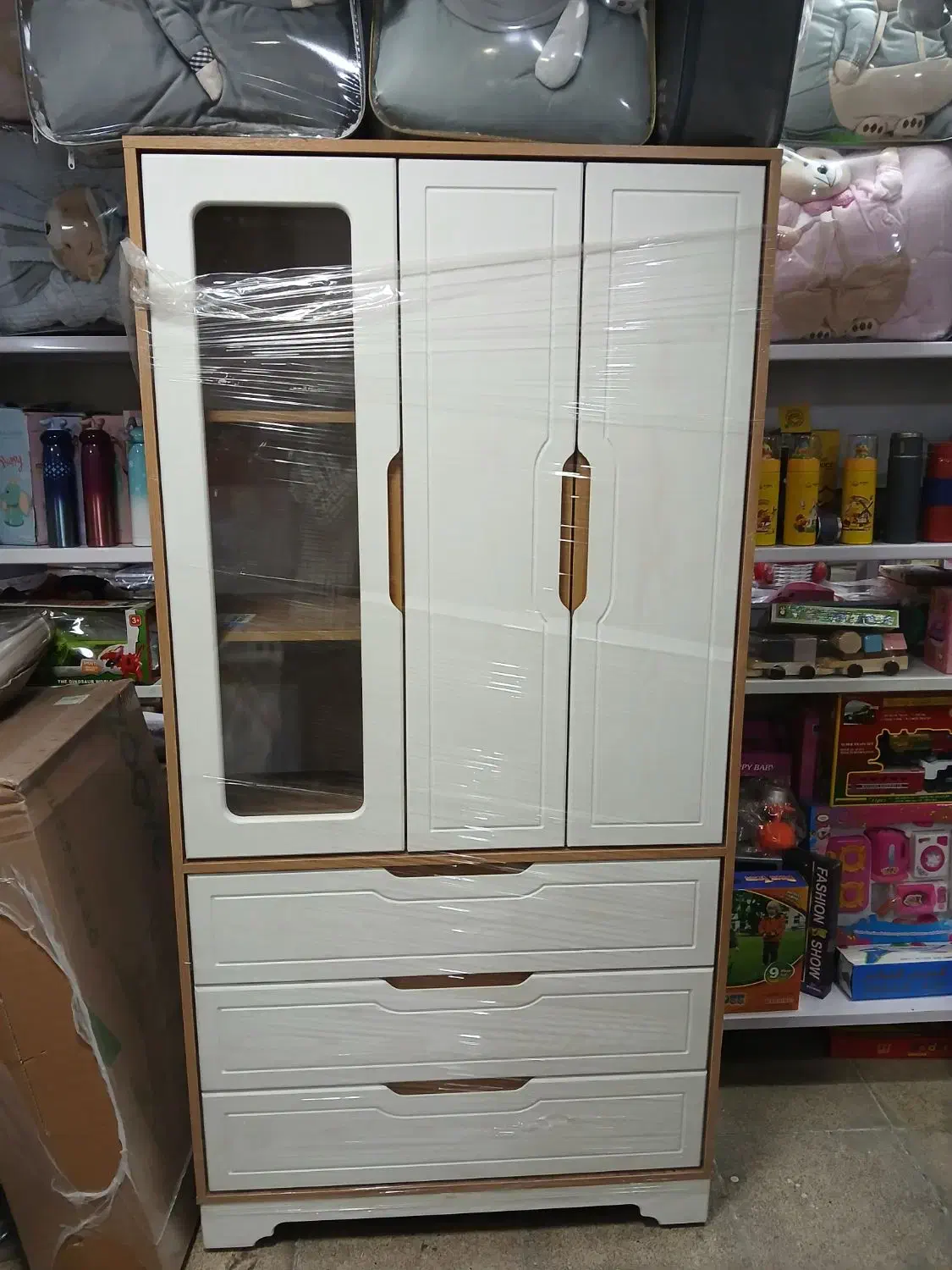 سیسمونی تخت وکمد تخت و کمد نوجوان دومنظوره، نوزادی|تخت و سرویس خواب|تهران, امام زاده حسن|دیوار