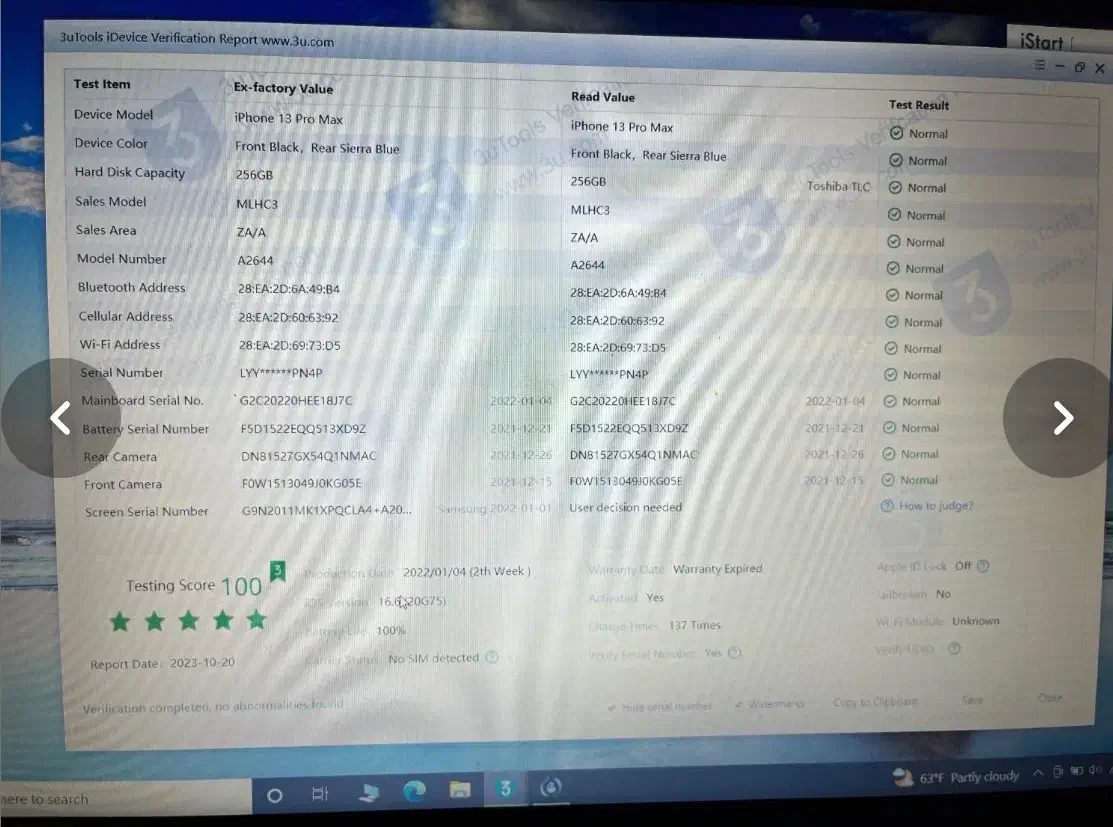 کارشناسی در محل‌ انواع آیفون با برگه کارشناسی|خدمات رایانه‌ای و موبایل|تهران, مرزداران|دیوار