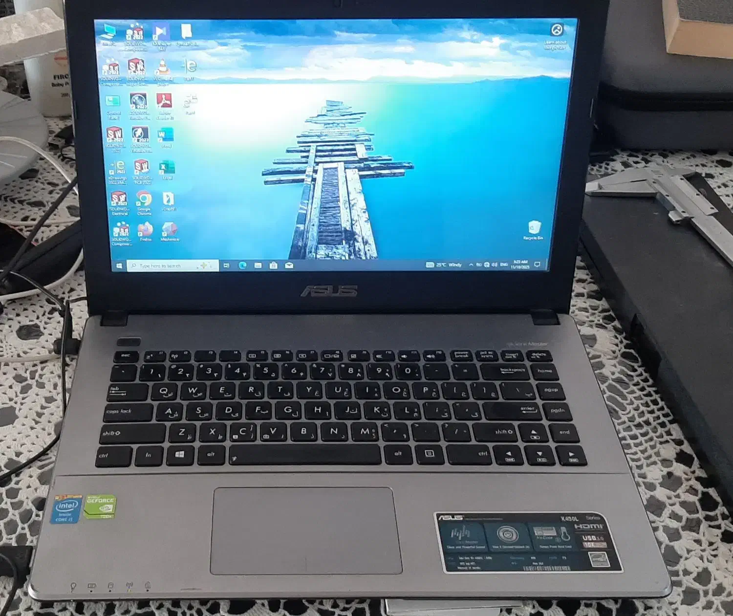 لپ تاپ asus i5|رایانه همراه|فردیس, شهرک شهید حسینی|دیوار