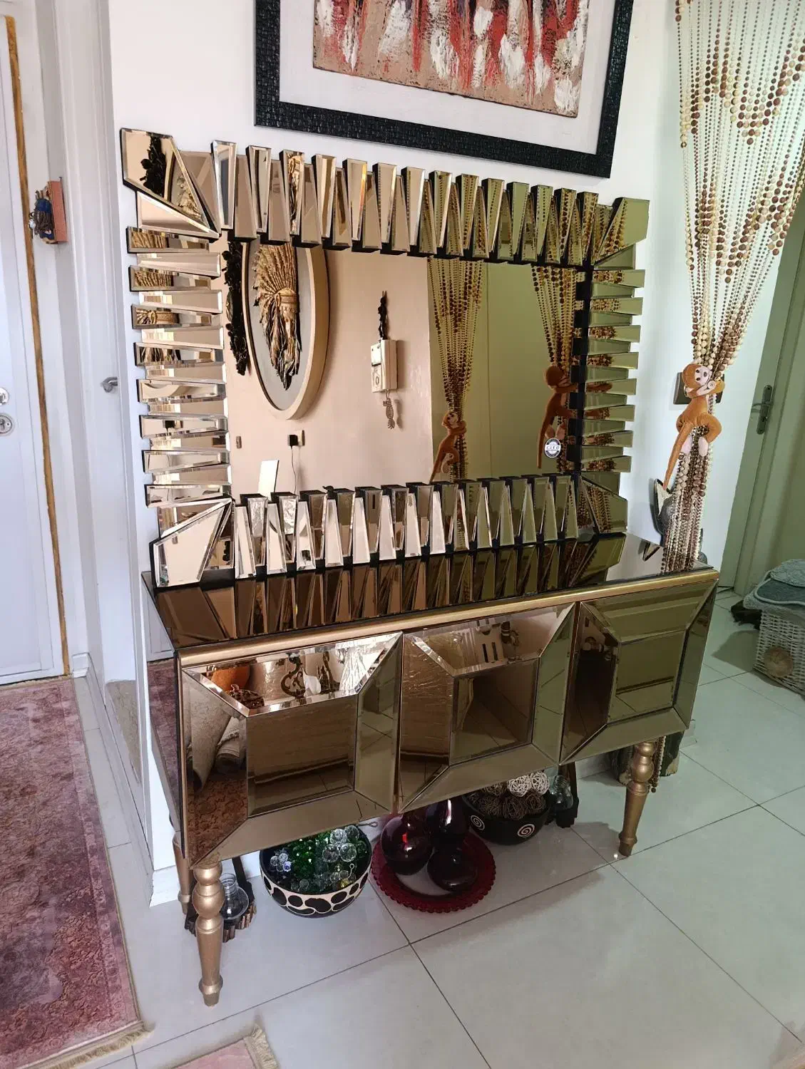 آیینه کنسول|بوفه، ویترین، کنسول|شاهین‌شهر, حافظ شمالی|دیوار