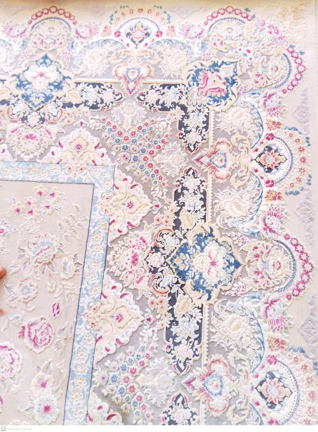 یک جفت فرش۱۵۰۰شانه تراکم۴۵۰۰ ،۹متری|فرش|کرمانشاه, |دیوار