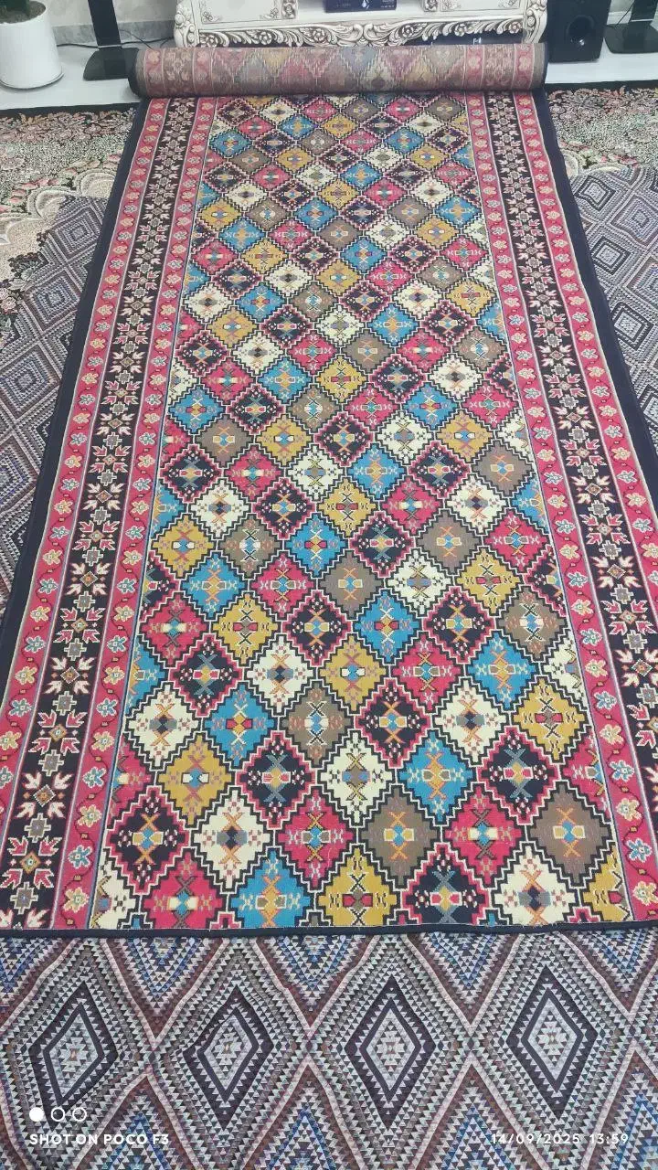 گلیم فرش|گلیم، جاجیم، گبه|رشت, جماران|دیوار