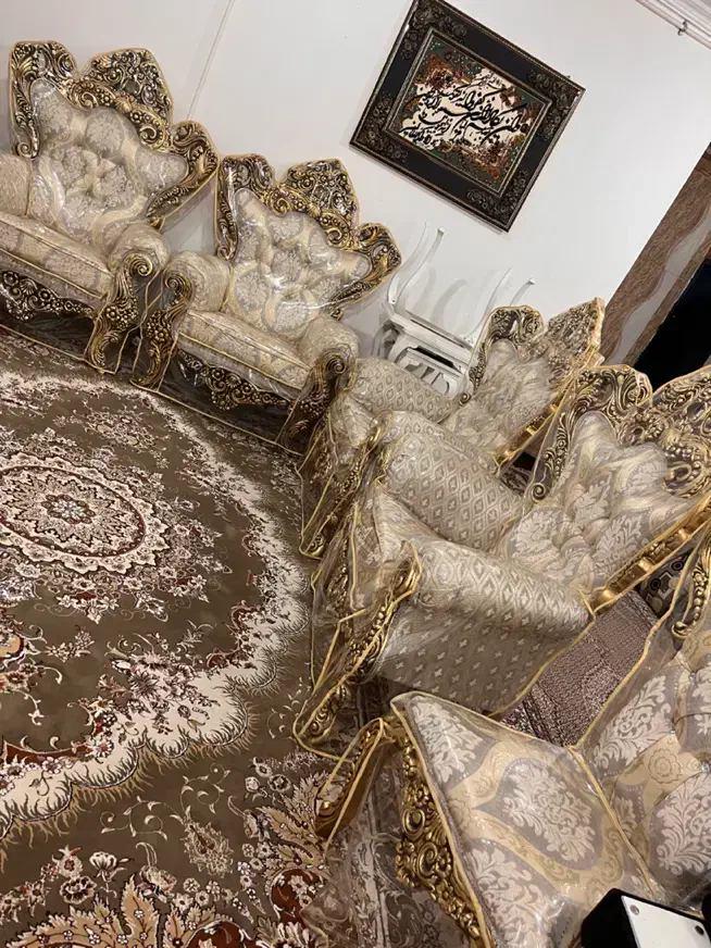 مبل سلطنتی|مبلمان خانگی و میز عسلی|ایذه, |دیوار