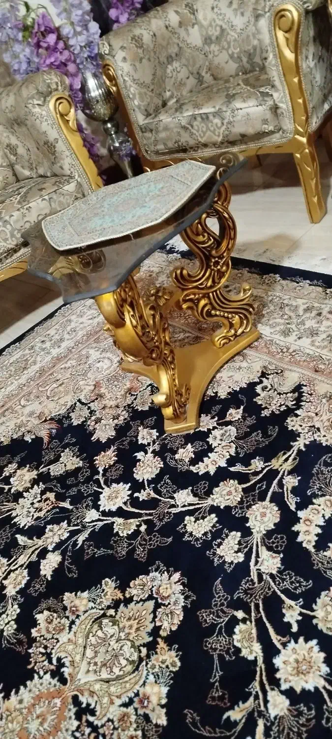 یک دست مبل 9نفره سلطنتی|مبلمان خانگی و میز عسلی|کرمانشاه, |دیوار