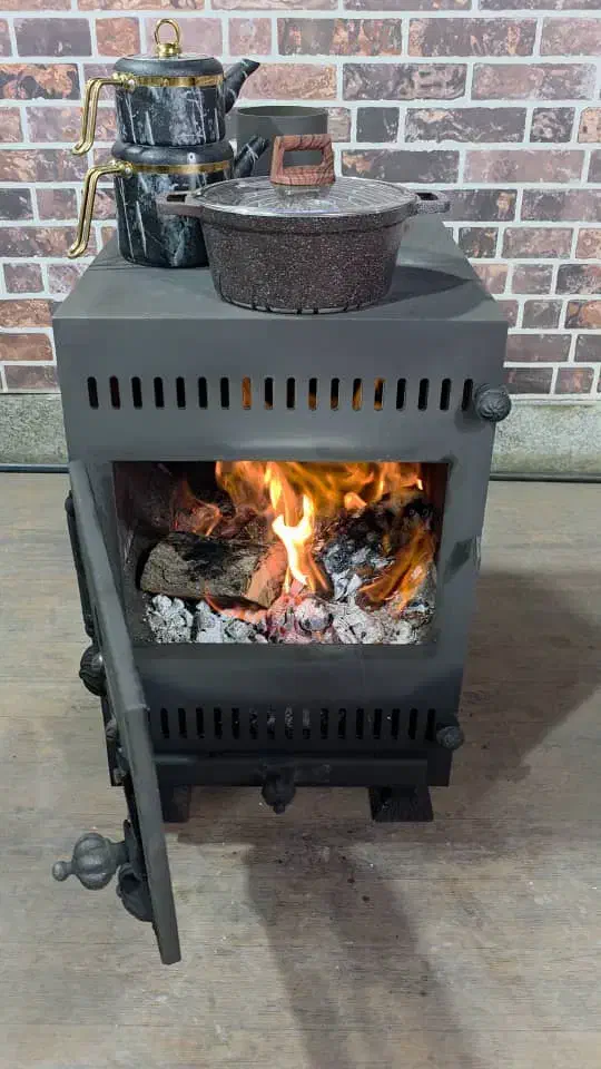 بخاری هیزمی فردار ورق ۳ میل دو طبقه|بخاری، هیتر، شومینه|بجنورد, |دیوار