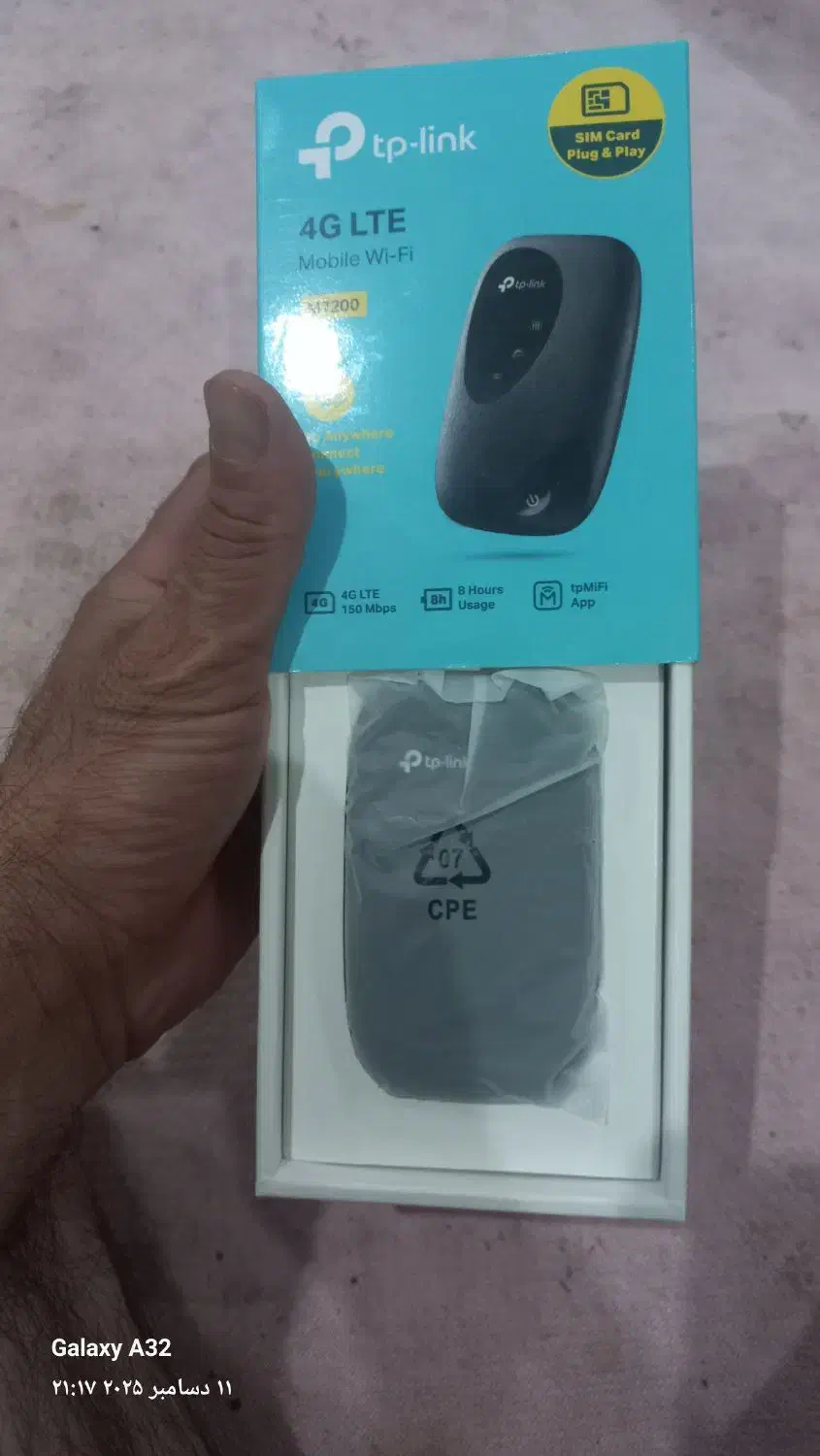 مودم 4Gقابل حمل تی پی لینک مدل m7200|مودم و تجهیزات شبکه|محمدیه-قزوین, |دیوار