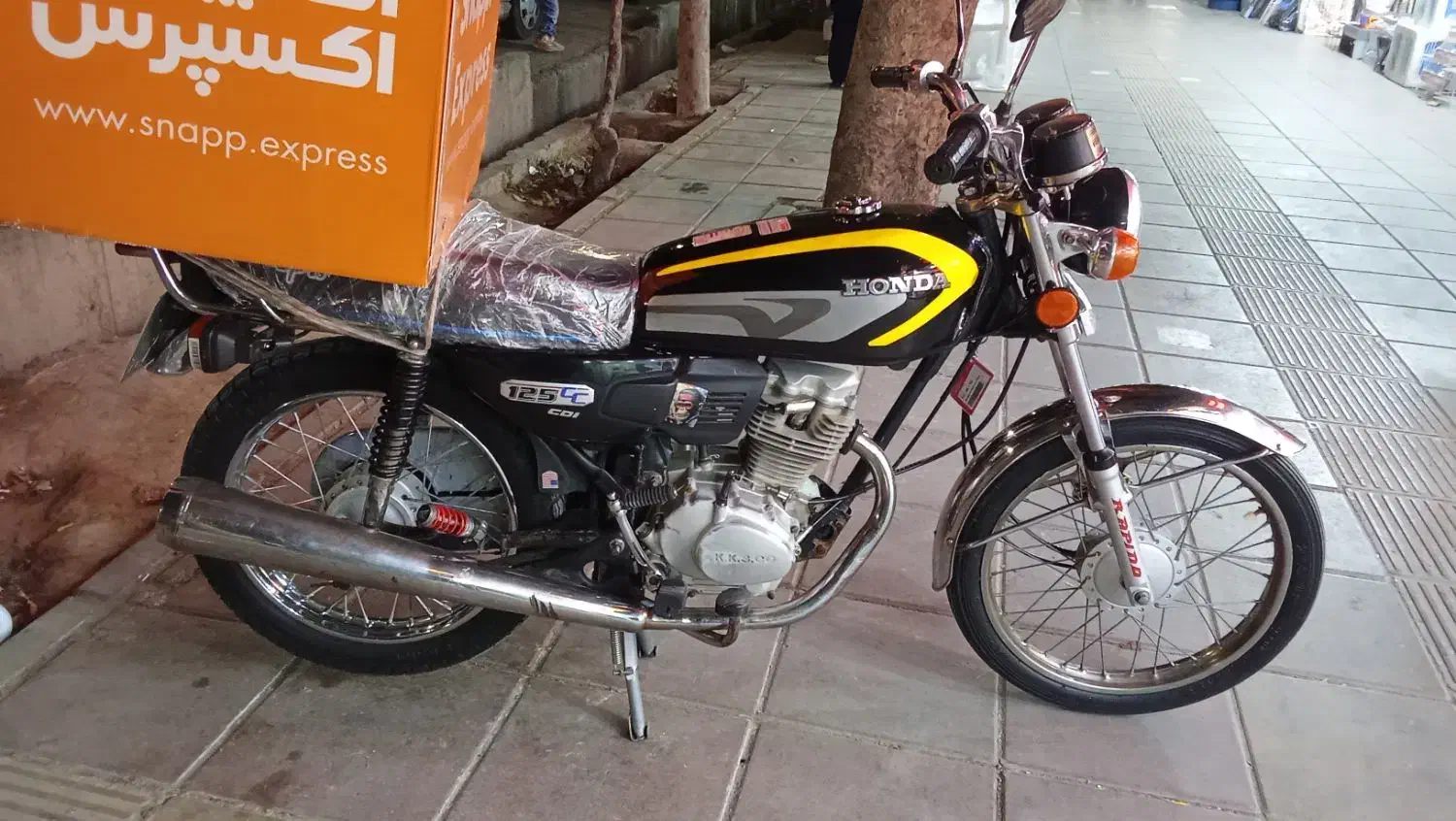 موتور پلاک ملی ۱۲۵|موتورسیکلت|ماهدشت, |دیوار