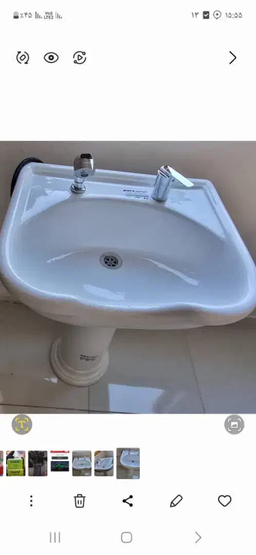 سرشور به همراه شیرآلات|لوازم سرویس بهداشتی|رشت, بوسار|دیوار