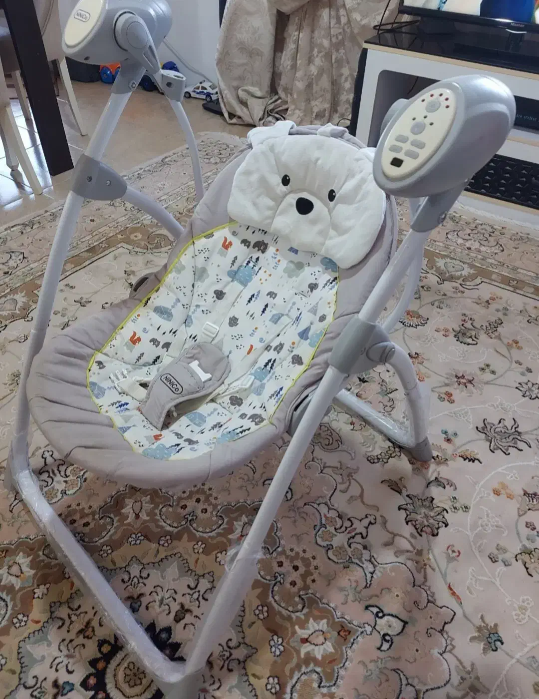 فروش نی نی تاب برقی|اسباب و اثاث بچه|کلارآباد, |دیوار